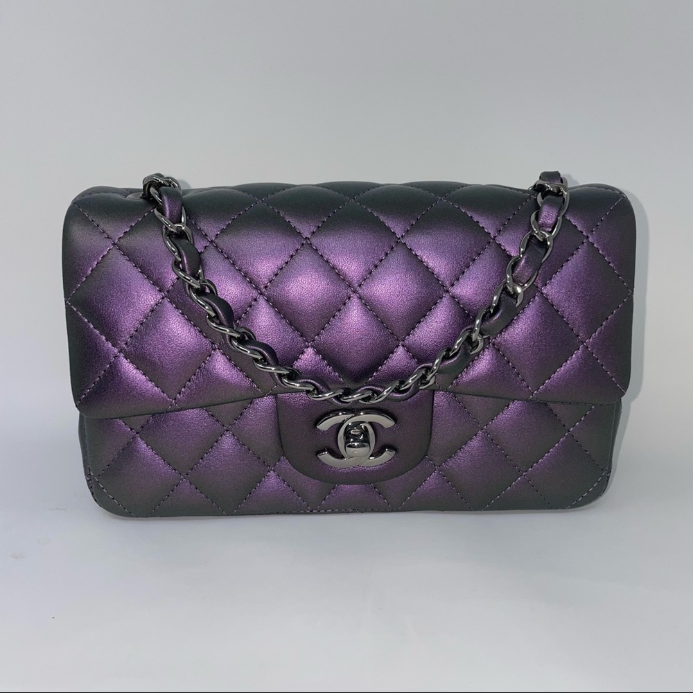 Sold Chanel 17s Iridescent Purple Mini
